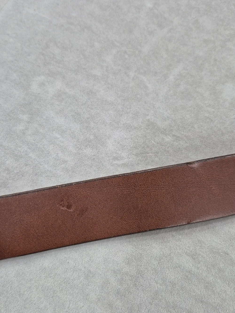 J Crew belt women's small brown Italian leather gold rounded buckle made in USA - Picture 12 of 14